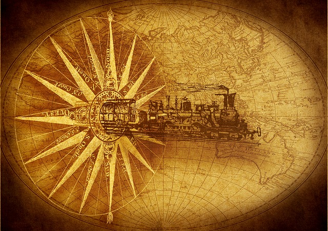 Unique Designs Or Business Ideas Need To Be Protected. Like This Old Fashion Train On A Map.